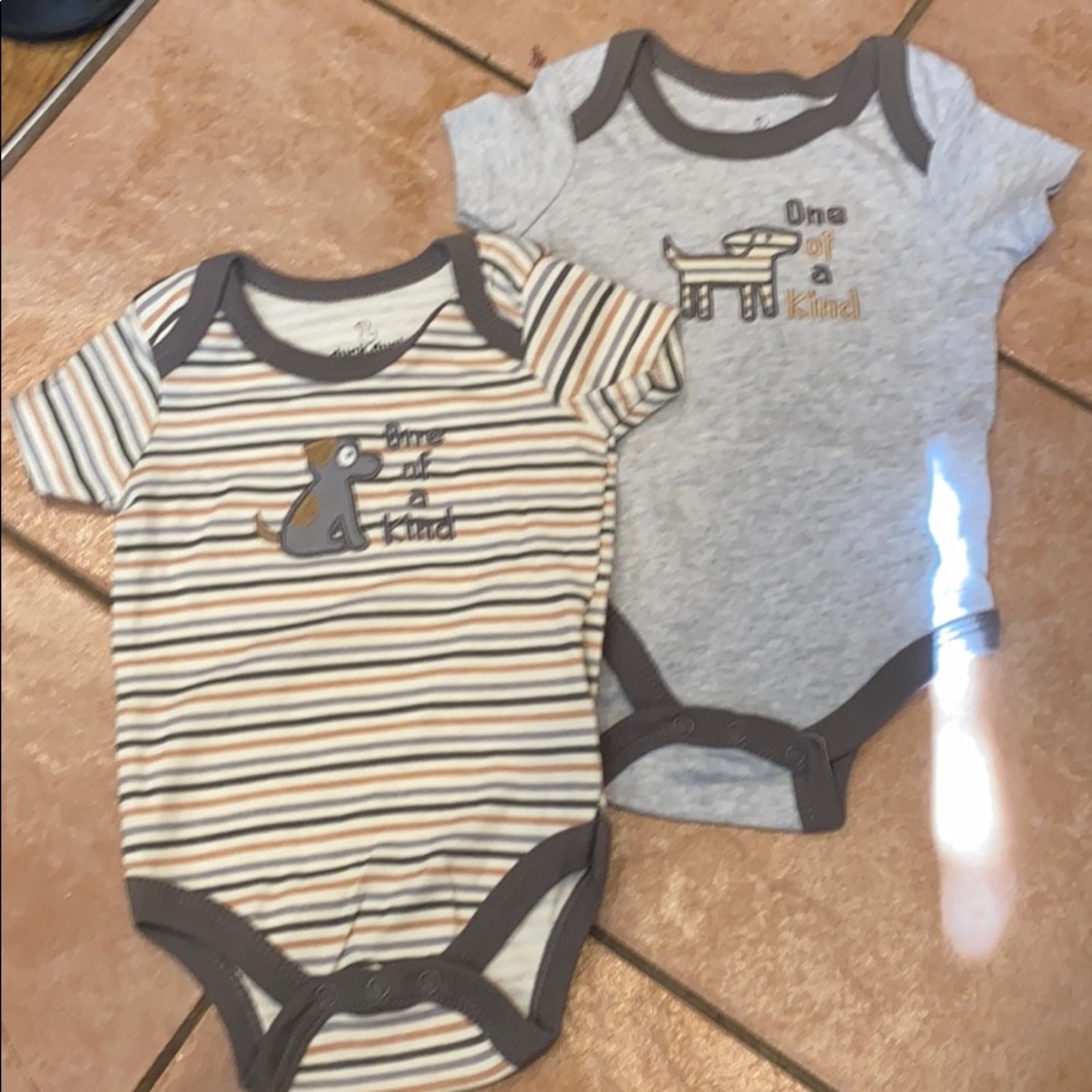 Baby boy 2 piece onsies
